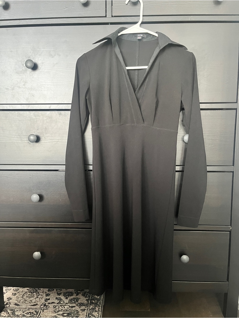 Jacob Black Long-Sleeve Dress